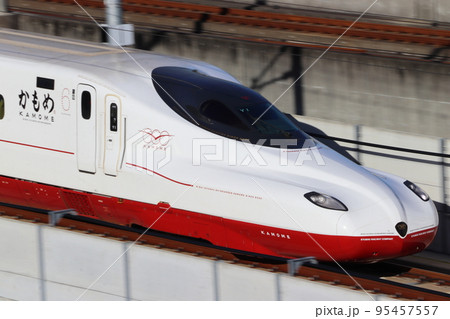西九州新幹線かもめ号:N700S系(流し撮り) 西九州新幹線かもめ号:N700S系(流し撮り) 95457557