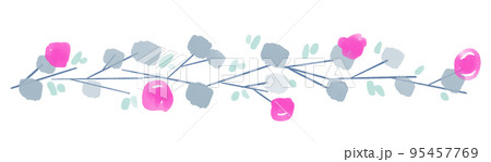 水彩の花のイラスト 水彩の花のイラスト 95457769