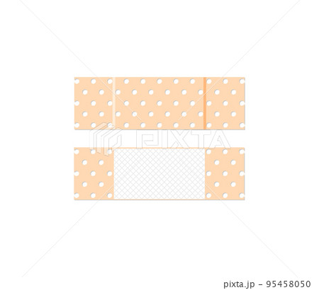 Medical plaster. First aid band plaster strip medical patch. Wound cross plastering band and porous bandage plasterers 95458050