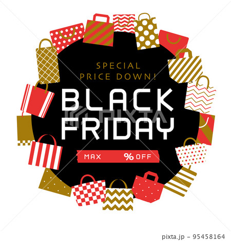 ブラックフライデー　広告用素材 95458164