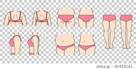 ダイエット　ビフォーアフターのセット 95459181