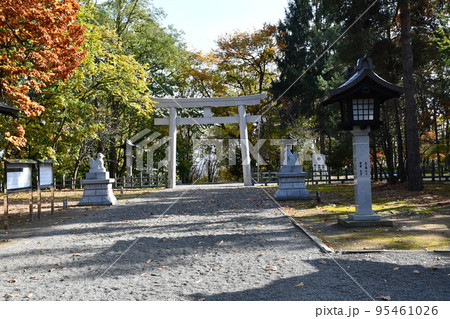 鷹栖神社、鳥居 95461026