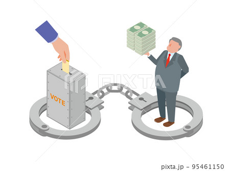 選挙での汚職事件のイメージ 選挙での汚職事件のイメージ 95461150