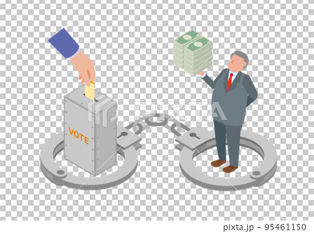 選挙での汚職事件のイメージ 選挙での汚職事件のイメージ 95461150