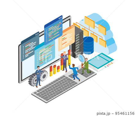 システムエンジニアのイメージイラスト 95461156
