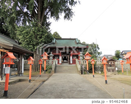 長沼八幡宮　随身門 95462468