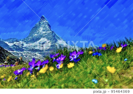 スイスの風景 95464369