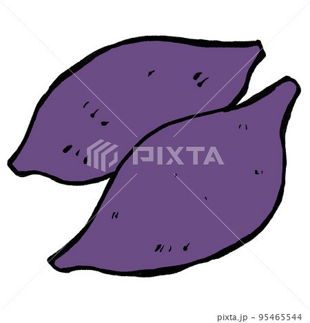 手描きのさつまいも 95465544