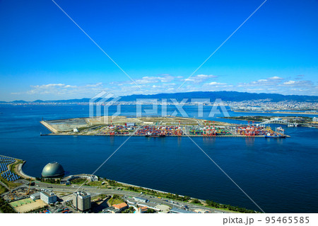 工事中の大阪万博エリア2022年10月 95465585