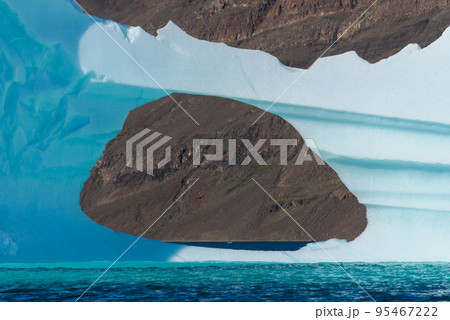 Beautiful landscape with iceberg in Greenland at summer time. Sunny weather. 95467222