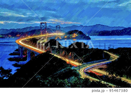 海岸の風景 95467380