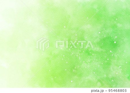 背景素材_水彩テクスチャ_緑 背景素材_水彩テクスチャ_緑 95468803