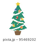 かわいいクリスマスツリー 95469202