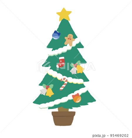 かわいいクリスマスツリー 95469202