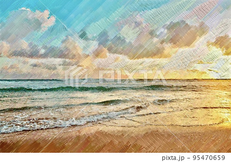 海岸の風景の画像 95470659