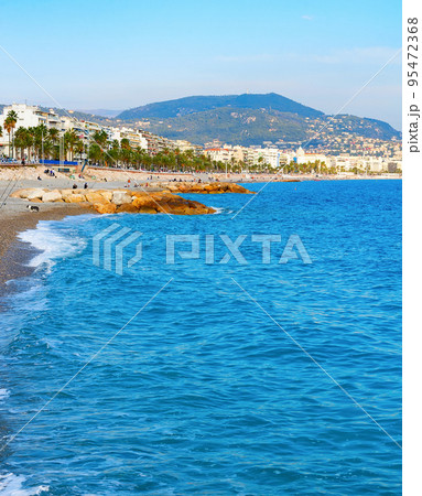 Seascape beach coast cityscape NIce Seascape beach coast cityscape NIce 95472368