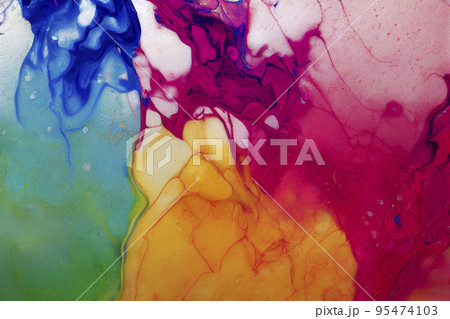 Ink Wash Pastel Sky Color Frosty Background のイラスト素材