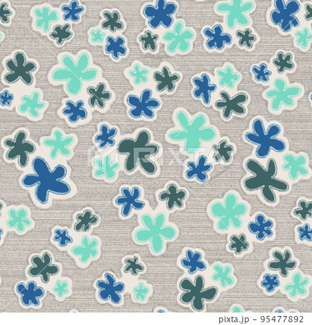 Trendy fabric pattern with miniature flowers. Fashion design.Pastel shades Trendy fabric pattern with miniature flowers. Fashion design.Pastel shades 95477892
