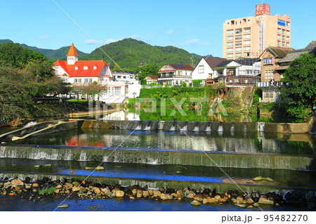 【佐賀県】晴天のシーボルトの湯（嬉野温泉） 95482270