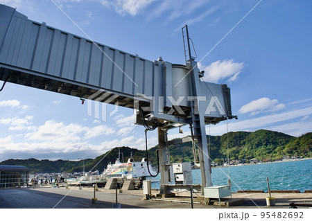 山陰 島根の七類港と高速船レインボー 山陰 島根の七類港と高速船レインボー 95482692