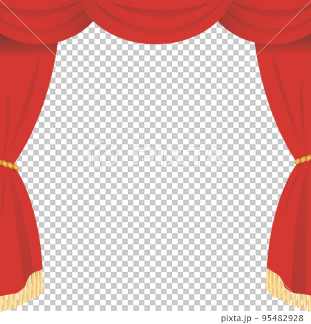 舞台幕　緞帳　舞台カーテン 95482928