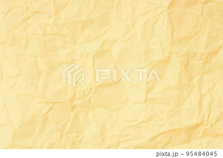 しわくちゃな色紙 クリーム色 テクスチャ しわくちゃな色紙 クリーム色 テクスチャ 95484045