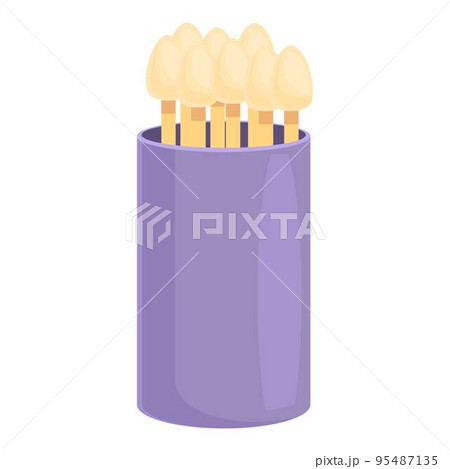 Swab box icon cartoon vector. Skin pack. Clean allergy 95487135