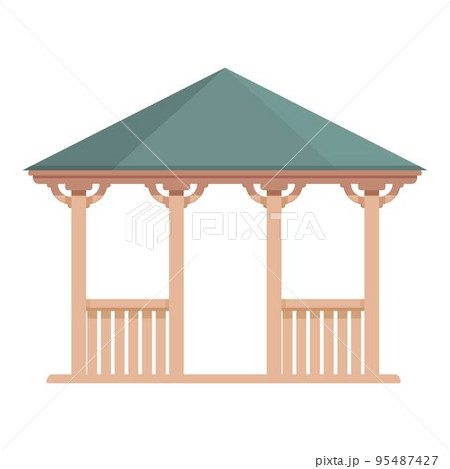 City pergola icon cartoon vector. Wedding house. Home nature 95487427