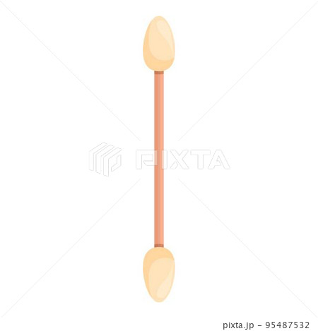 Sterile swab icon cartoon vector. Cotton stick. Eco pick 95487532
