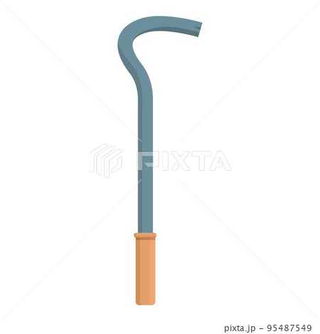 Jimmy crowbar icon cartoon vector. Crime tool. Metal work Jimmy crowbar icon cartoon vector. Crime tool. Metal work 95487549