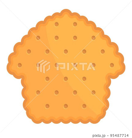 House cracker icon cartoon vector. Cookie food. Cake snack 95487714