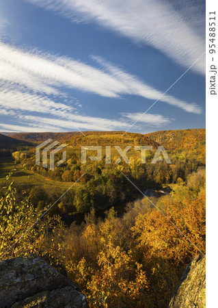 Nine Mills Viewpoint near Hnanice, NP Podyji, Southern Moravia, Czech Republic 95488511