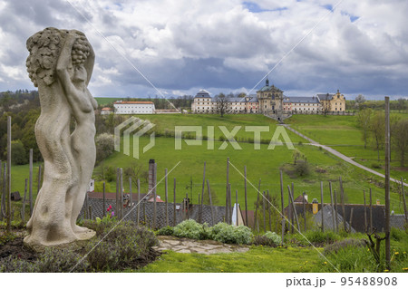 Kuks hospice with baroque decoration, Eastern Bohemia, Czech Republic Kuks hospice with baroque decoration, Eastern Bohemia, Czech Republic 95488908