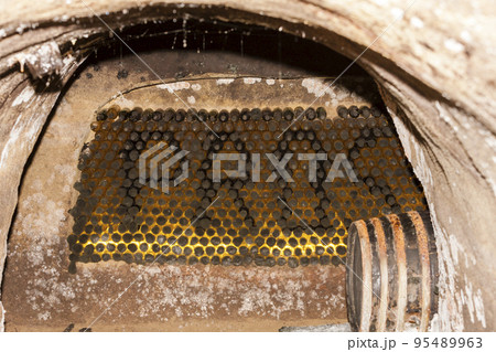interior of wine cellar in Retz, Lower Austria, Austria interior of wine cellar in Retz, Lower Austria, Austria 95489963