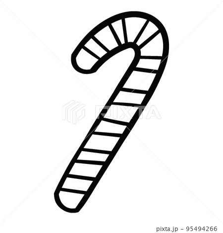 Isolated Christmas Candy Cane Illustration Isolated Christmas Candy Cane Illustration 95494266