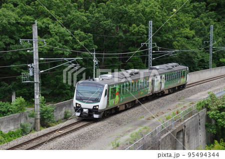 篠ノ井線 明科付近 リゾートビューふるさとHB-E301 1 篠ノ井線 明科付近 リゾートビューふるさとHB-E301 1 95494344