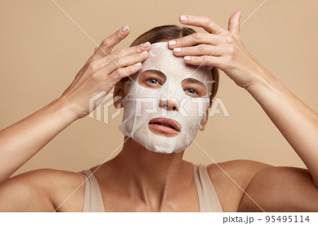 beautiful woman mask