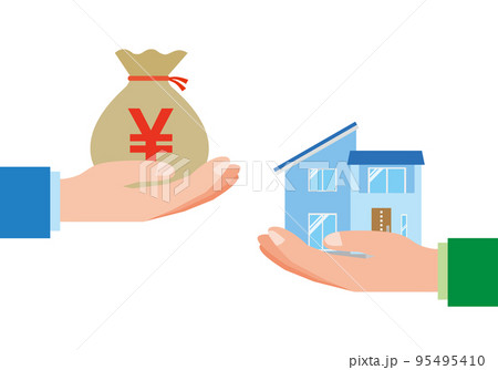 住宅の売り渡しと日本円受け渡し 95495410