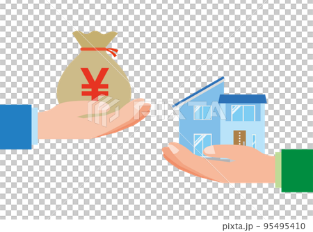 住宅の売り渡しと日本円受け渡し 95495410