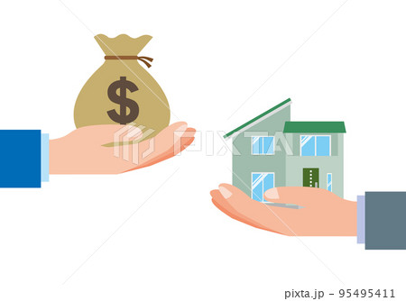 住宅の売り渡しとドルの受け渡し 95495411