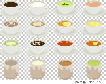 Hot drink set 95497778