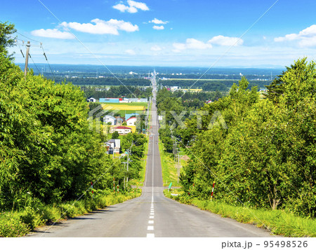 天に続く道（北海道斜里町） 95498526