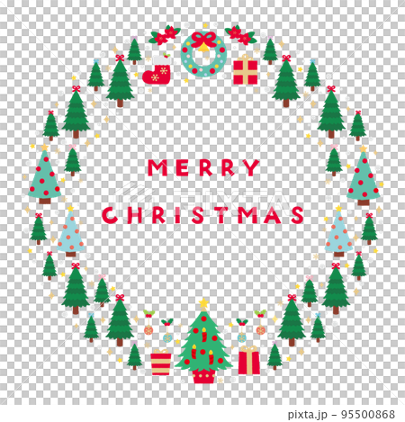 2022 christmas frame vector 95500868