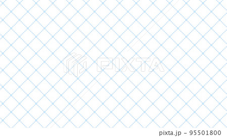 水色のリボンチェック模様　16：9 95501800