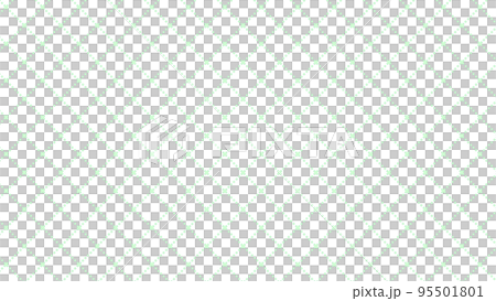 ペールグリーンのリボンチェック模様　16：9 95501801