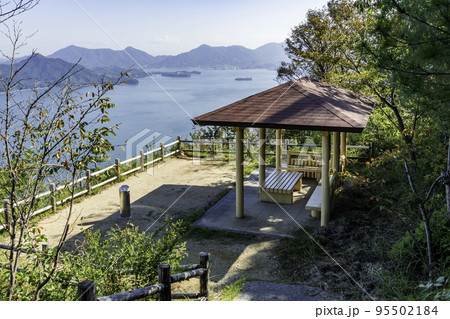 三原　筆影山　展望広場　広島県三原市 95502184