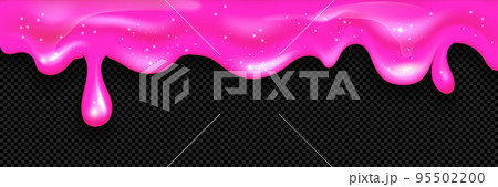 Realistic Glitter Slime Liquid Dripping Concept 95502200