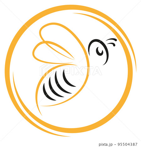 Bee, Bumblebee, Animal, Insect, Logo, Icon 95504387