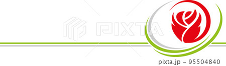 Flower, rose, plant, gift, background, logo 95504840