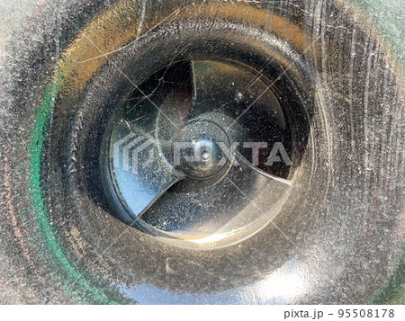 Impeller black wheel and impeller made of metal for pumping liquids stands for oil refinery petrochemical plant equipment 95508178
